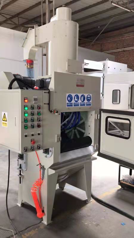 五槍履帶式自動噴砂機